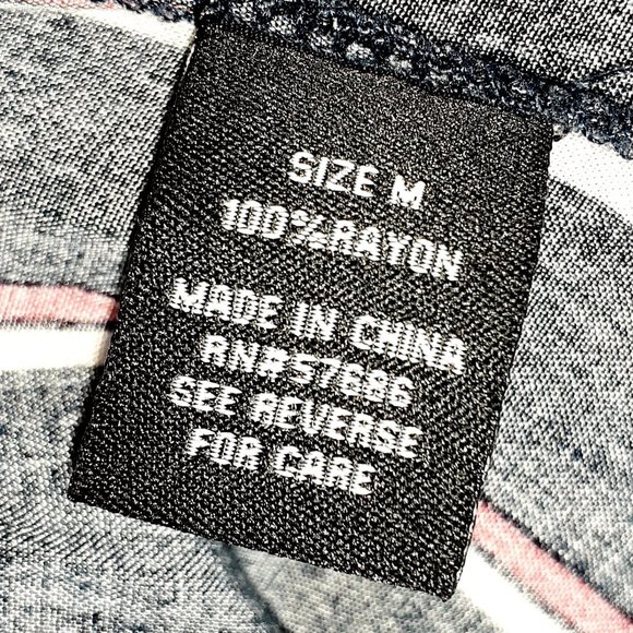 Navy blue, white and red stripped palazzo pant - Picture 4 of 5